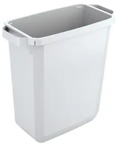 DURABLE poubelle DURABIN 60, rectangulaire, blanc