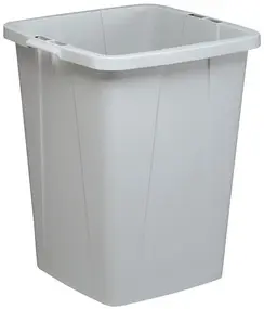 DURABLE Poubelle DURABIN ECO 90, carré, gris