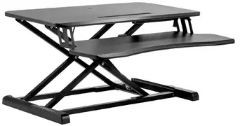 Fellowes Station de travail assis-debout Corsivo, noir