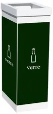 PAPERFLOW Collecteur pour tri sélectif verre, blanc