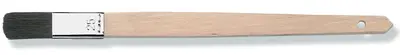 WESTEX Pinceau plat soie naturelle noire, 25 mm, droit