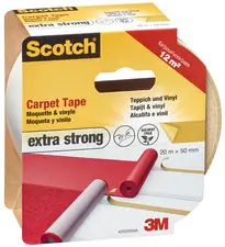 Scotch Ruban adhésif extra fort pour tapis, 50 mm x 20 m