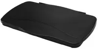 Rubbermaid Couvercle avec charnière Slim Jim, noir