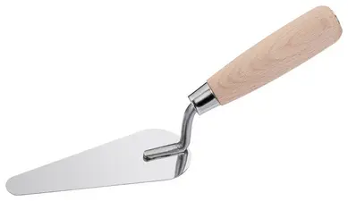 WESTEX Truelle langue de chat, poignée en bois, 140 mm