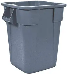 Rubbermaid Collecteur BRUTE 151,4 litres, carré, en PP, gris