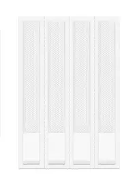 tesa Languette adhésive Powerstrip CLICK MEDIUM Slim, blanc