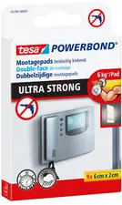 tesa Pastilles adhésives Powerbond double face, 20 x 60 mm