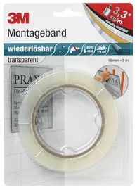 3M Scotch Bande de montage "enlevable", 19mm x 5m