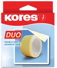 Kores Ruban adhésif à double face, 30 mm x 5 m
