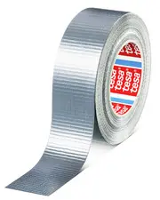 tesa Ruban toilé 4662, 48 mm x 50 m, argent