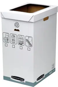 Fellowes BANKERS BOX SYSTEM Collecteur de recyclage, blanc