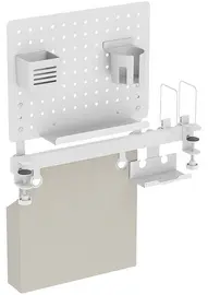 LogiLink Organiseur de bureau avec panneau perforé, blanc