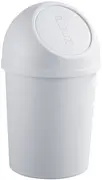 helit Poubelle "the flip", 6 litres, gris lumière