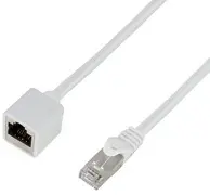 LogiLink Rallonge câble patch Premium, Cat.6A, 3 m, blanc