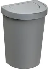 plast team Poubelle SEATTLE, 25 litres, argent