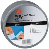 3M Scotch Ruban adhésif en toile 2903, 48 mm x 50 m, noir