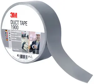 3M Economy Ruban adhésif toilé 1900, 50 mm x 50 m, noir