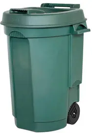 EDA Poubelle, 110 litres, plastique, vert