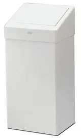 TORK Poubelle, métal, 50 litres, blanc