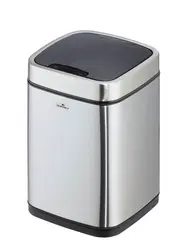 DURABLE Poubelle automatique "NO TOUCH", 35 litres, argent