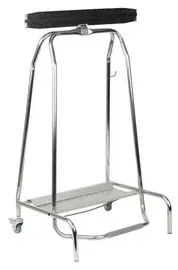 APS Support de sac poubelle QUICKSTEP, 120 litres, argent