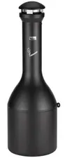 Rubbermaid Cendrier sur pied Infinity Genie, rond, noir