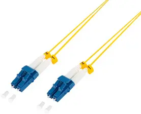 LogiLink Câble patch fibre optique, 2x LC-Duplex, OS2, 7,5 m
