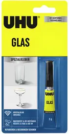 UHU Colle spéciale pour verre, tube de 3 g