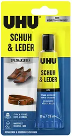 UHU Colle spéciale pour chaussures & cuir, tube de 30 g