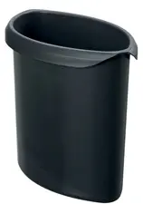 HAN Insert à déchets MOON, PP, 6 litres, sans couvercle,noir