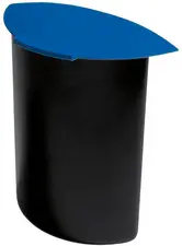 HAN Insert à déchets MOON, PP, 6 litres, avec couvercle bleu