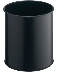 DURABLE Corbeille METALL, rond, 15 litres, argent métallique