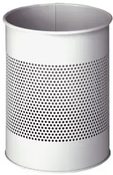 DURABLE Corbeille papier METAL, ronde, 5 litres, gris
