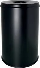 helit Corbeille à papier en acier "the guardian", 30 litres