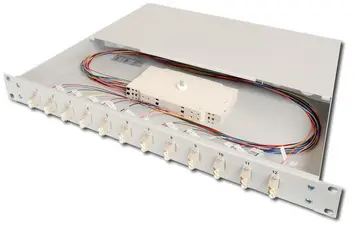 DIGITUS Boîte d'épissure 19" à fibres optiques, OM4, équipée