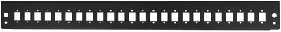 LogiLink Façade pour tiroir optique 19" 24 ports, gris clair