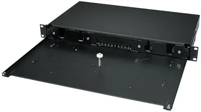 LogiLink Cassette d'épissurage 19", tiroir vide, noir