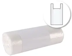 HYGOCLEAN Sac poubelle avec poignée, 25 litres