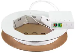 LogiLink Boîte d'épissure FTTH, câble de pose 60 m, blanc