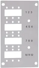 LogiLink Façade pour boîte d'épissures, pour 12 ports