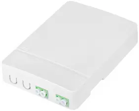 DIGITUS Boîtier FTTH, 2x LC/APC DX femelle, blanc