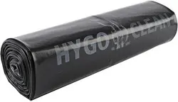 HYGOCLEAN Sac poubelle LDPE, 120 L, 45 microns, noir