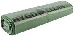 HYGOCLEAN Sac poubelle LDPE, 120 L, 45 microns, vert