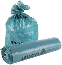 HYGOCLEAN Sac poubelle LDPE Light, 240 L, 40 microns, bleu