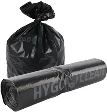HYGOCLEAN Sac poubelle LDPE Light, 240 L, 40 microns, noir