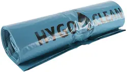 HYGOCLEAN Sac poubelle LDPE, 240 L, 60 microns, bleu
