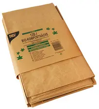 PAPSTAR Sac compostable, 120 litres, brun