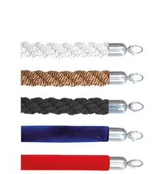 Securit Corde pour poteau d'accueil CLASSIC, rouge / argent