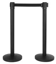 Securit Système de guidage RETRACTABLE, noir, set de 2