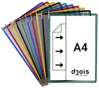 djois by tarifold Poche à pivot, A4, coloris assortis